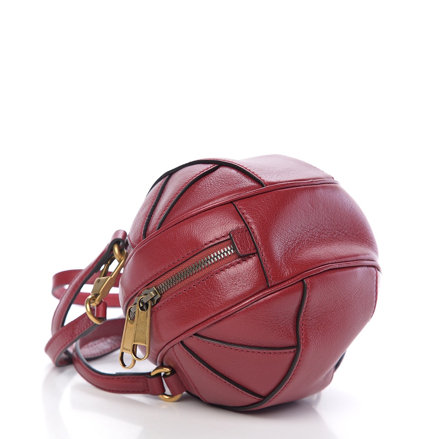 Piuma Lux Energy Mini Tifosa Basketball Shaped Shoulder Bag Romantic Cerise