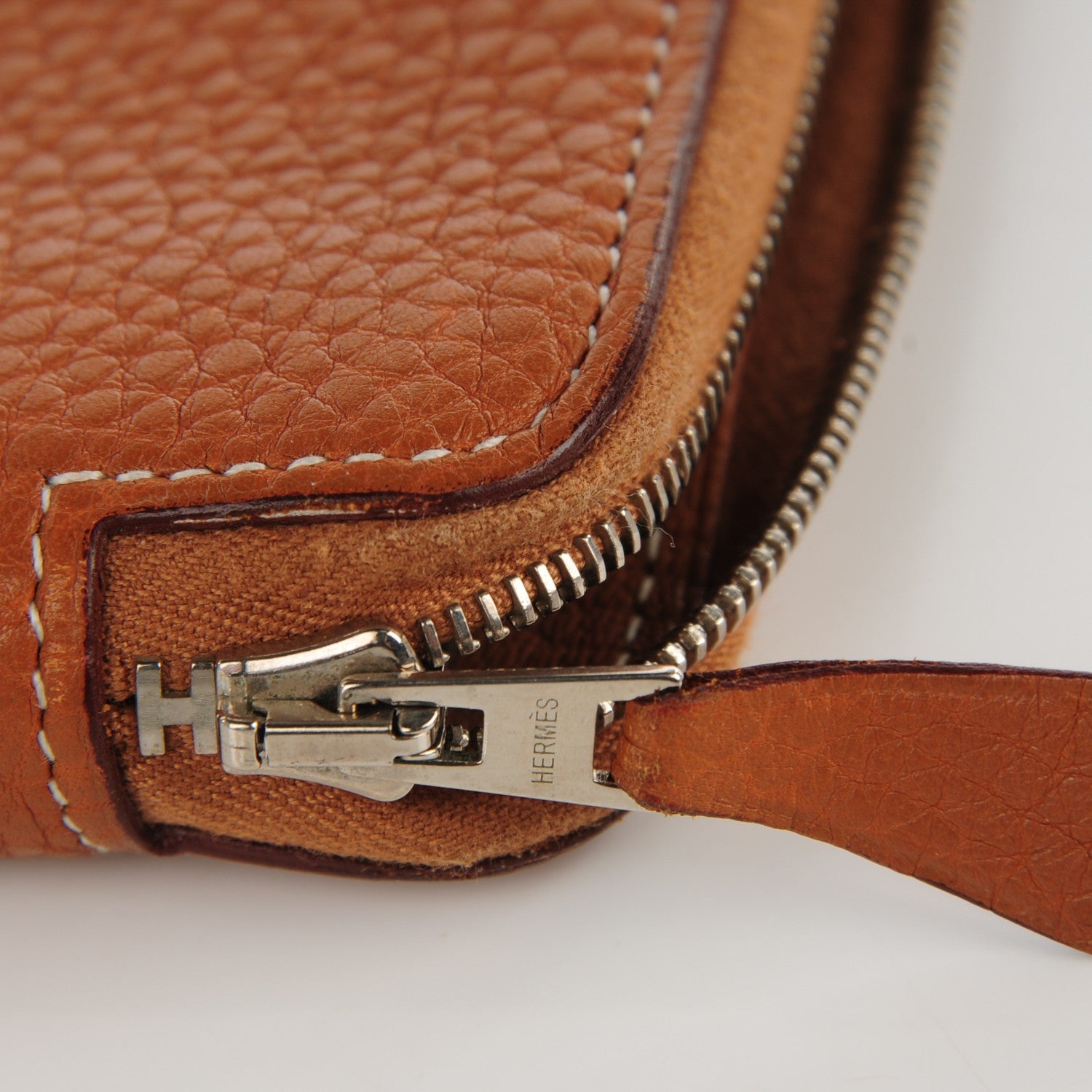 Hermes Taurillon Clemence Globe Trotter Zip Agenda GM Gold 5 of 8