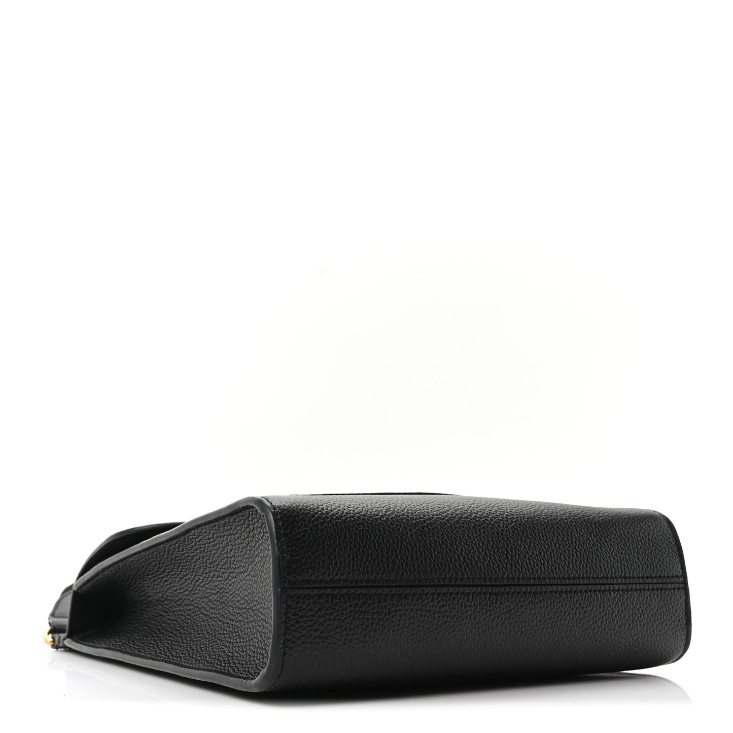 Natural Grain Calfskin Antony Messenger Crossbody Black
