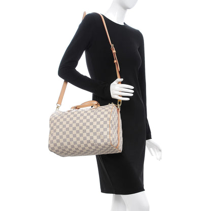 Louis Vuitton Damier Azur Speedy Bandouliere 30 2 of 10