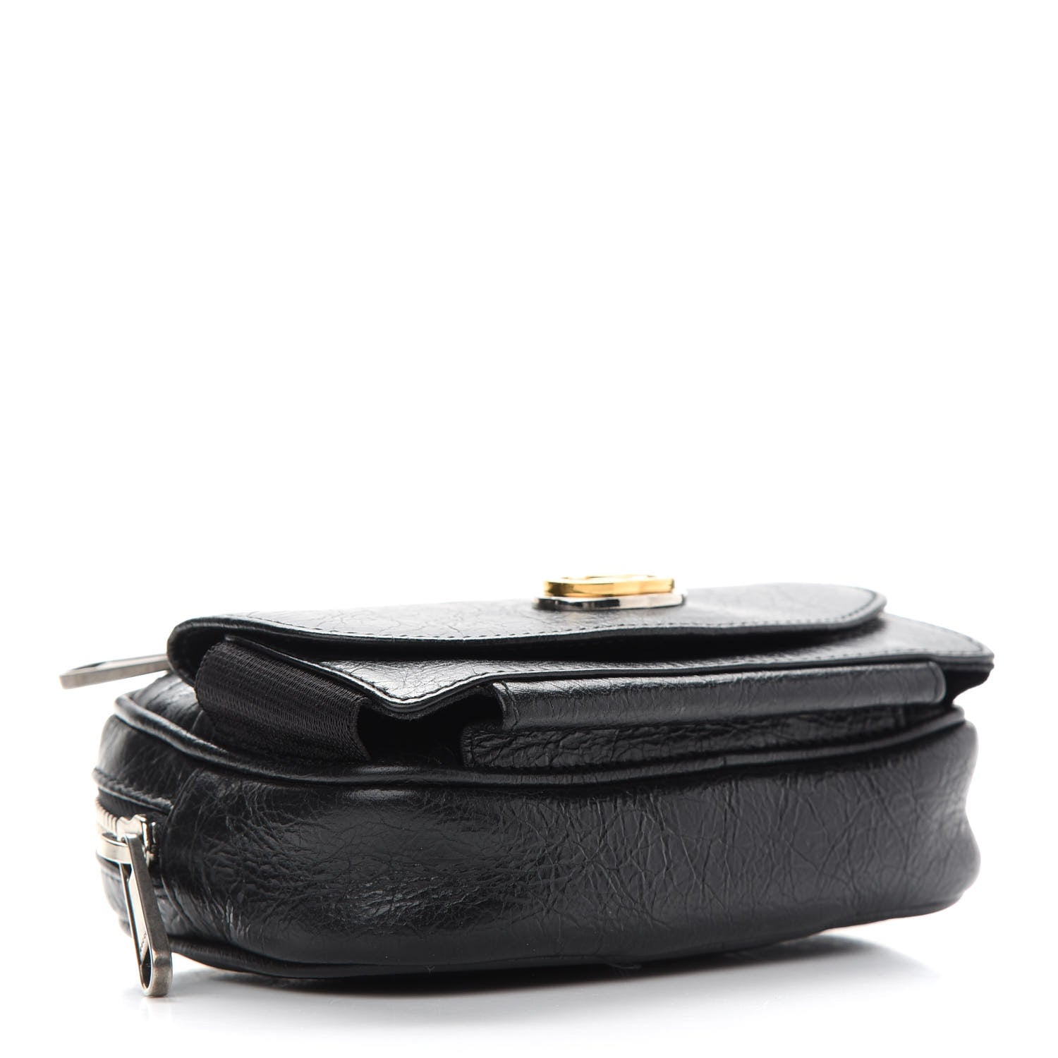 Gucci Fluffy Calfskin Mini Morpheus Belt Bag 70 28 Black 4 of 11