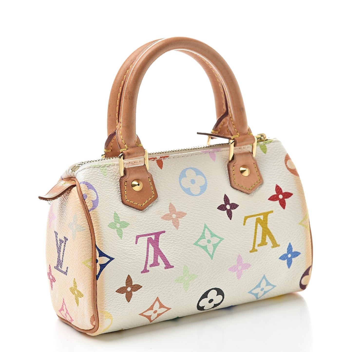 Monogram Multicolor Mini Sac HL Speedy White