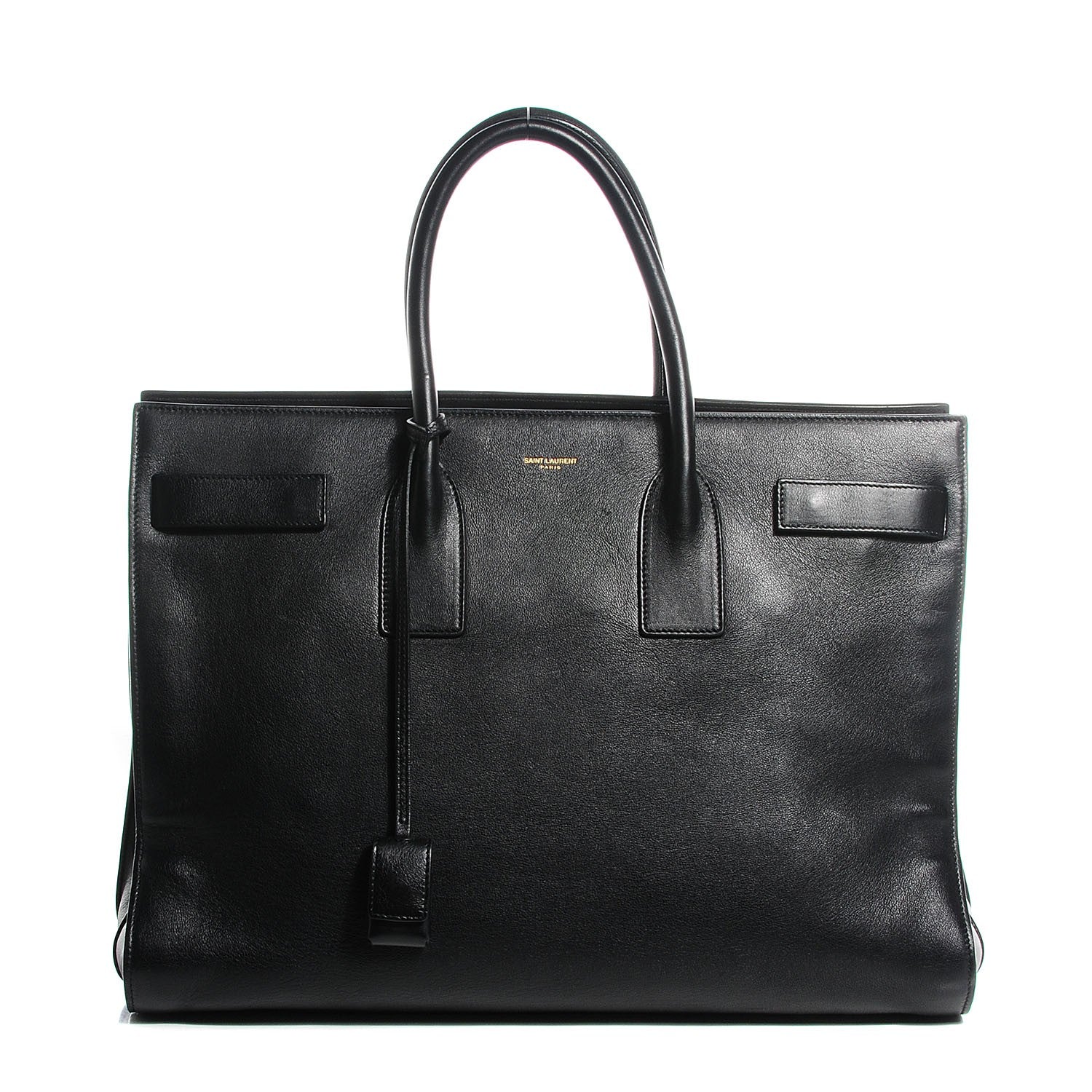 Saint Laurent Calfskin Large Sac de Jour Carryall Black 1 of 8