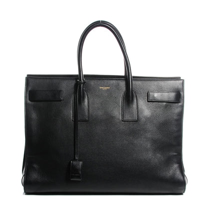 Saint Laurent Calfskin Large Sac de Jour Carryall Black 1 of 8