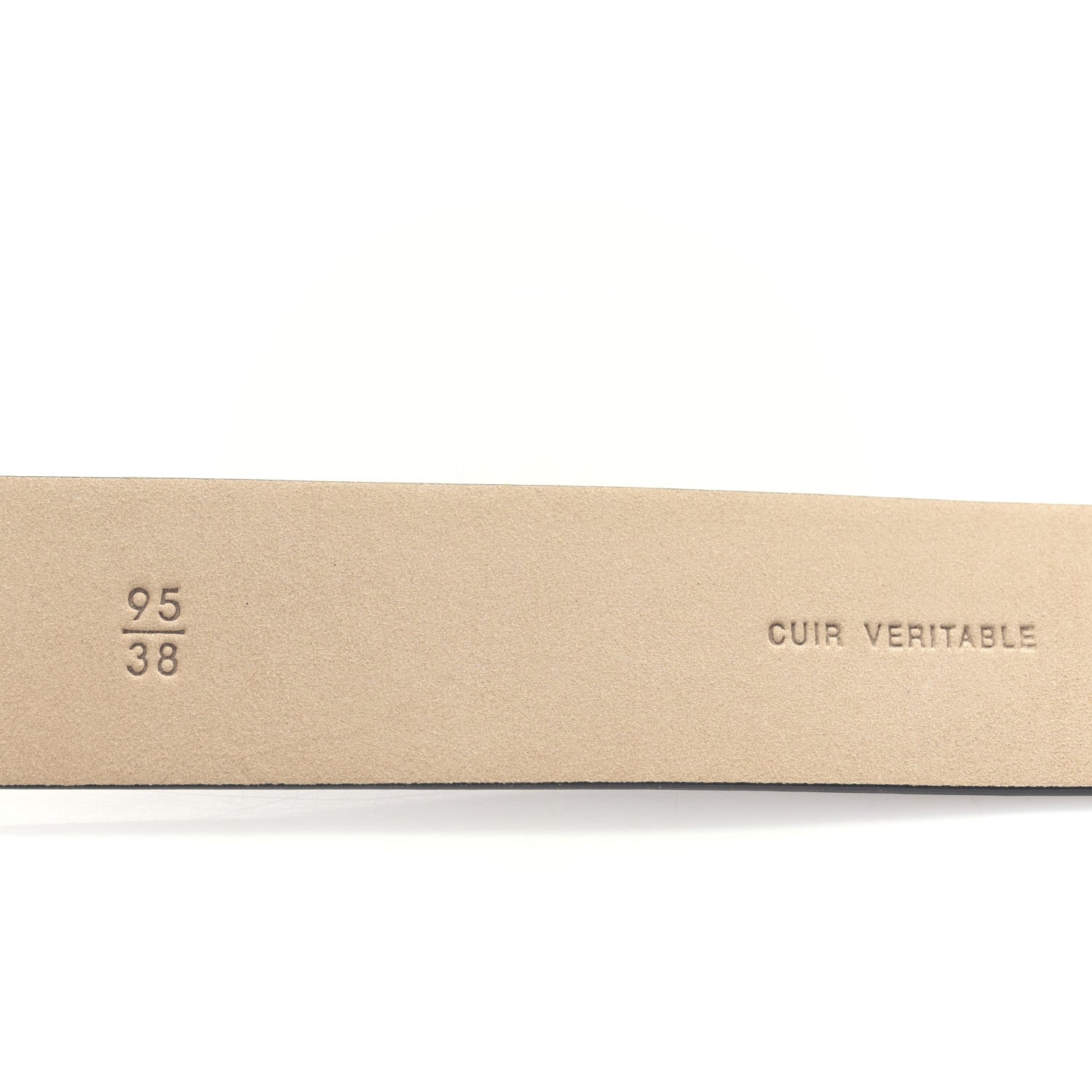 Chanel Calfskin Belt 95 38 Black 4 of 5