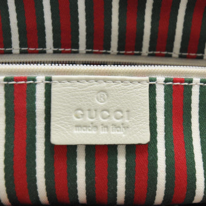 Gucci Monogram Medium New Britt Half Moon Hobo White 7 of 7