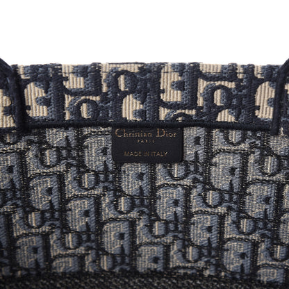 Christian Dior Oblique Book Tote Blue Multicolor 8 of 11