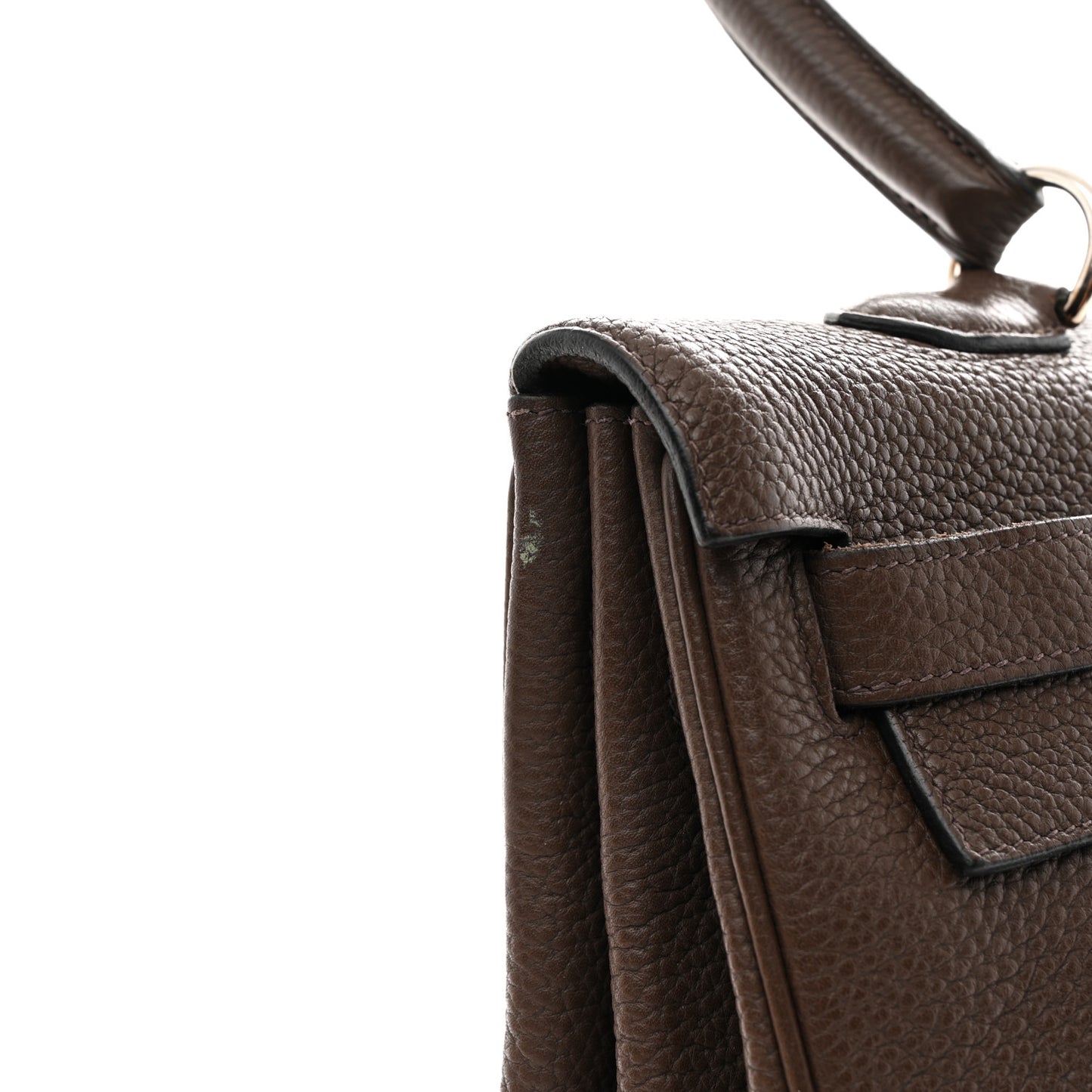 Taurillon Clemence Shoulder Kelly 40 Cafe