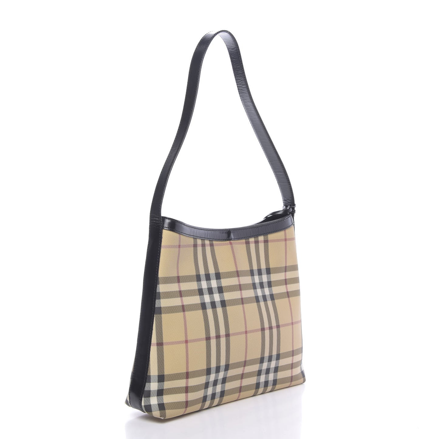 House Check Shoulder Bag Black