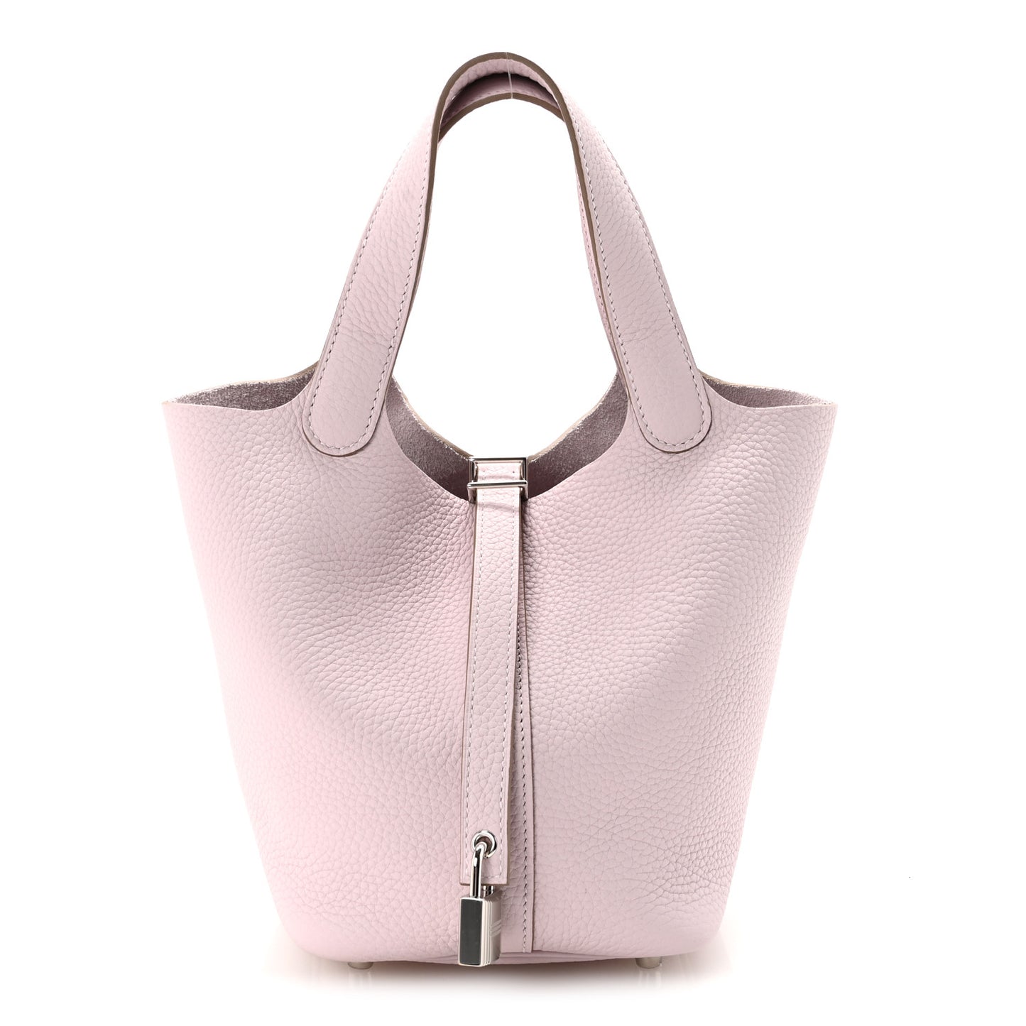 Taurillon Clemence Picotin Lock 18 PM Mauve Pale