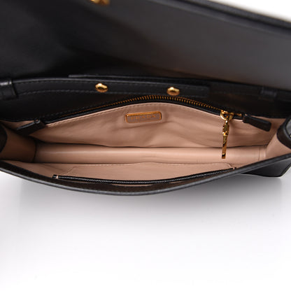 Prada Saffiano Lux Clutch Black 4 of 12