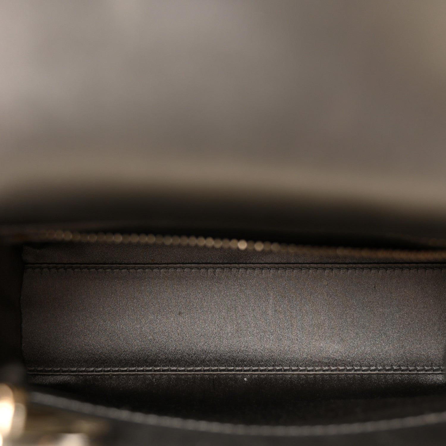 Christian Dior Satin Crystal Cannage Mini Lady Dior Gray 5 of 11