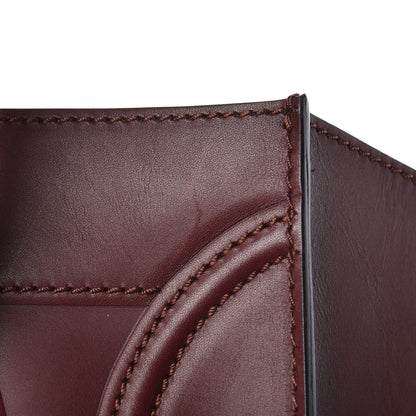 Celine Supple Calfskin Medium Phantom Luggage Burgundy 12 of 13