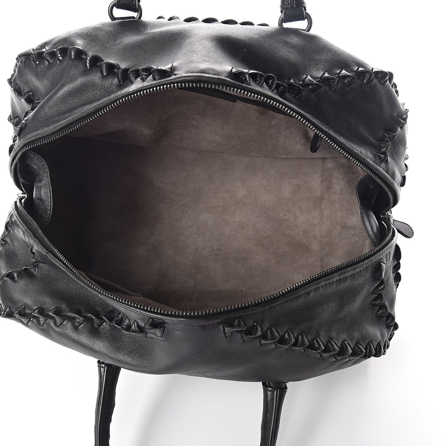 Nappa Karung Intrecciato San Marco Tote Black