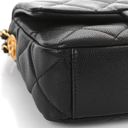 Chanel Caviar Quilted Small Twist Your Buttons Flap Black 8 of 10