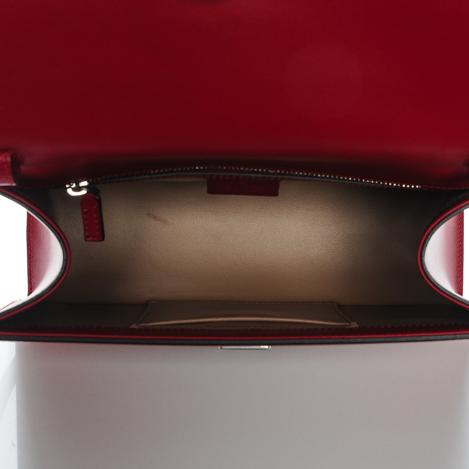 Gucci Calfskin Snakeskin Small Lilith Top Handle Bag Red 5 of 6