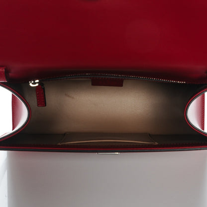 Gucci Calfskin Snakeskin Small Lilith Top Handle Bag Red 5 of 6