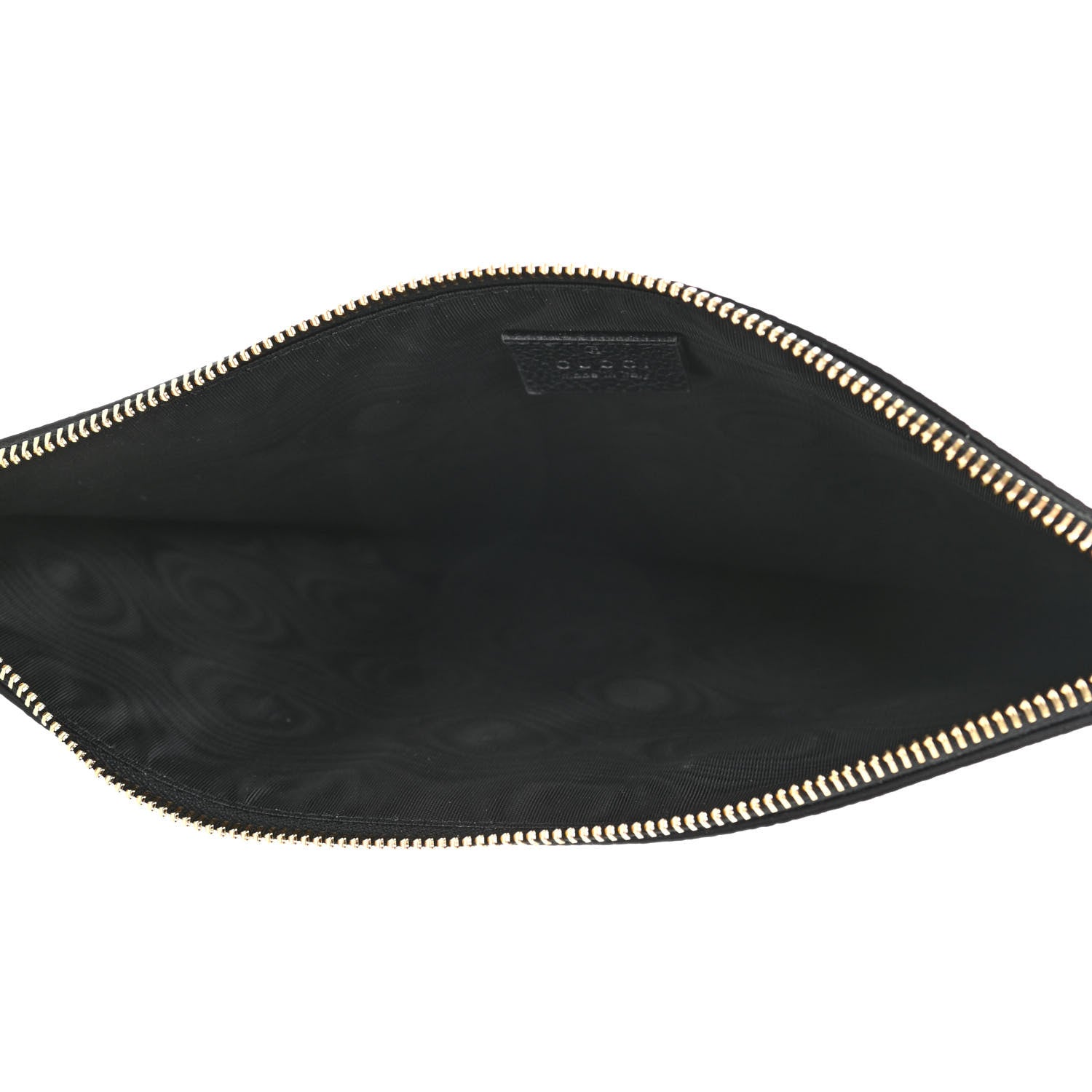 Gucci Grainy Calfskin Zumi Pouch Black 6 of 8