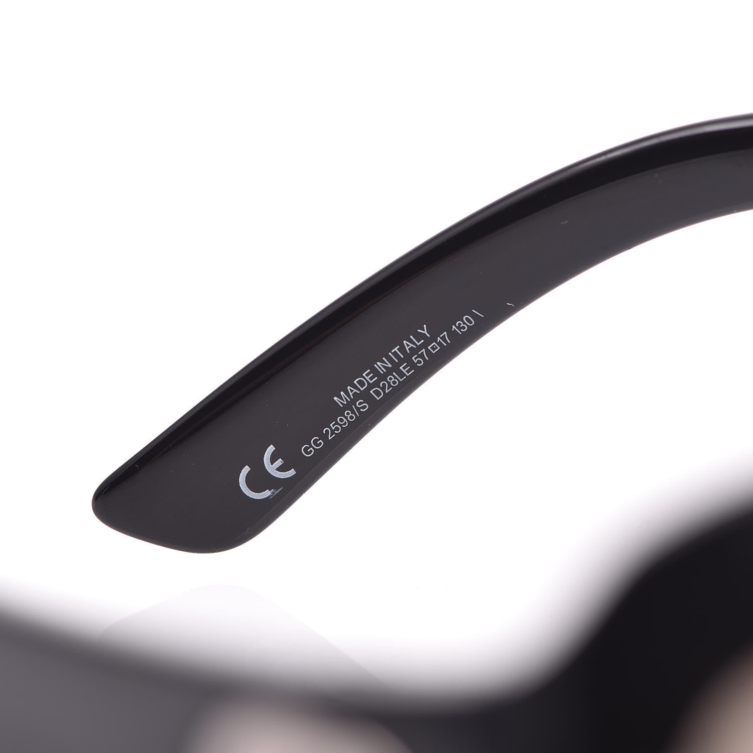 Gucci Square Frame GG2598/S Sunglasses Black 6 of 7