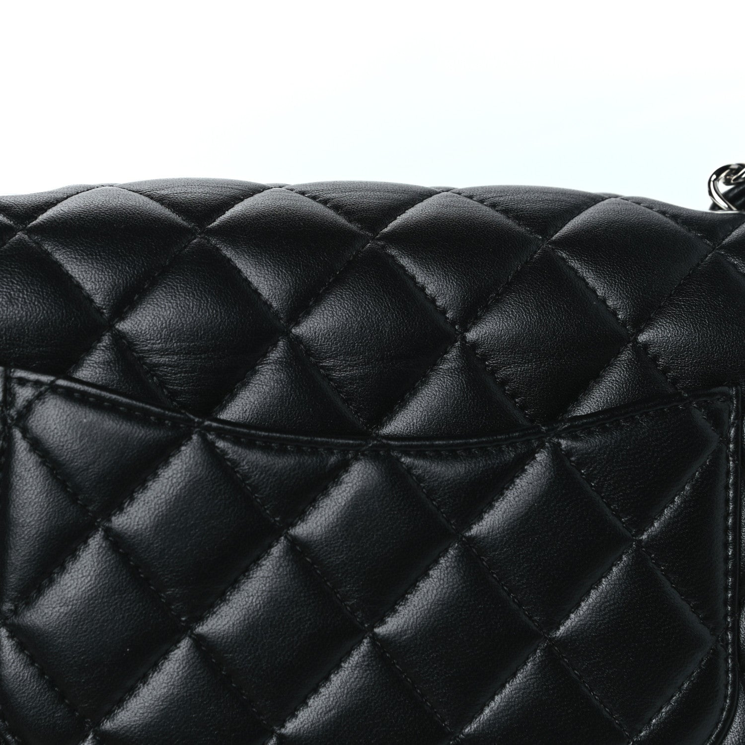 Chanel Lambskin Quilted Mini Rectangular Flap Black 21 of 22