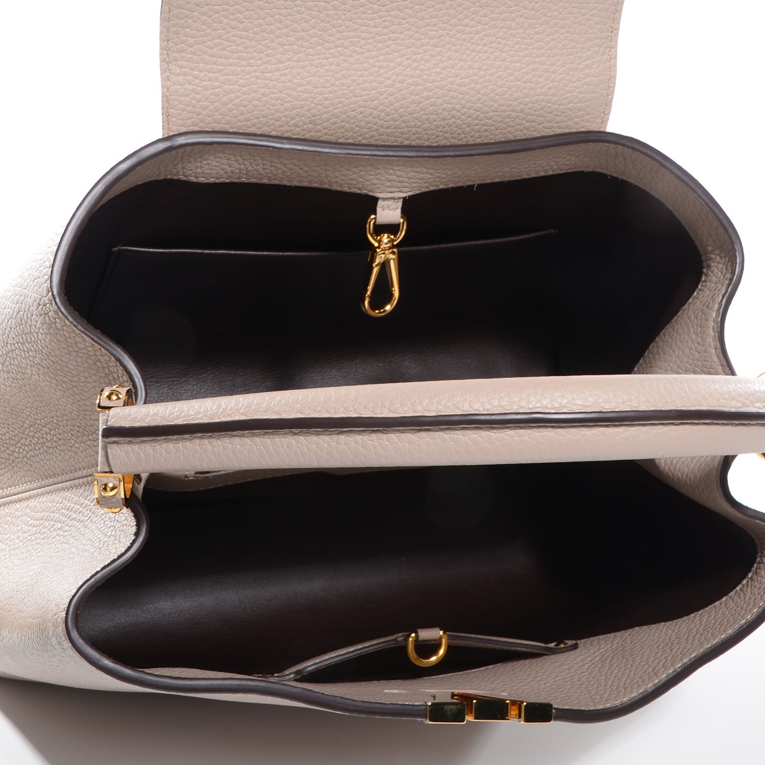 Louis Vuitton Taurillon Capucines MM Galet 5 of 7