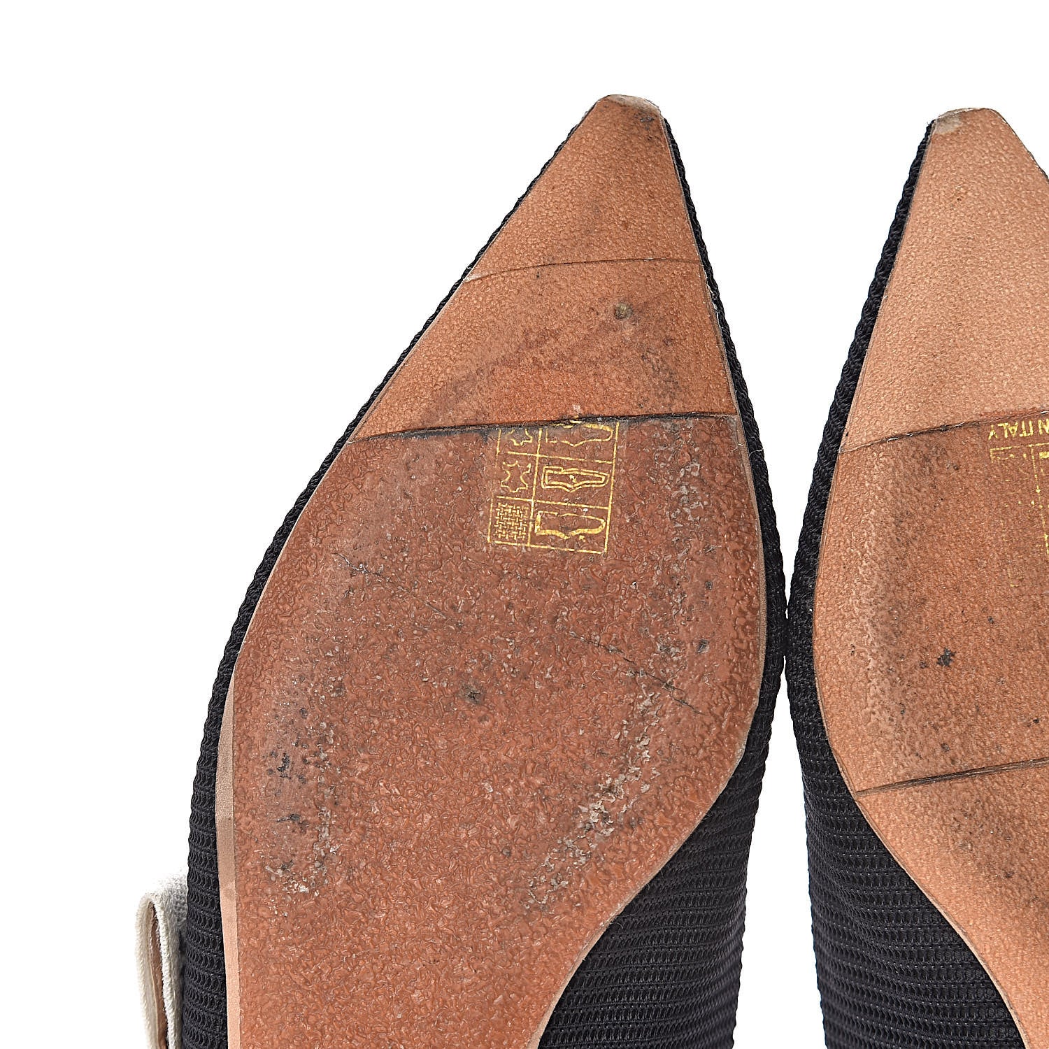 Christian Dior Technical Canvas Ribbon J'Adior Slingback Ballet Flats 35 Black 11 of 15