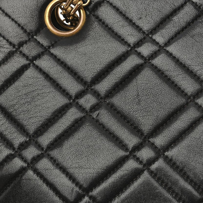 Chanel Lambskin Double Stitch Quilted Tote Black 19 of 19