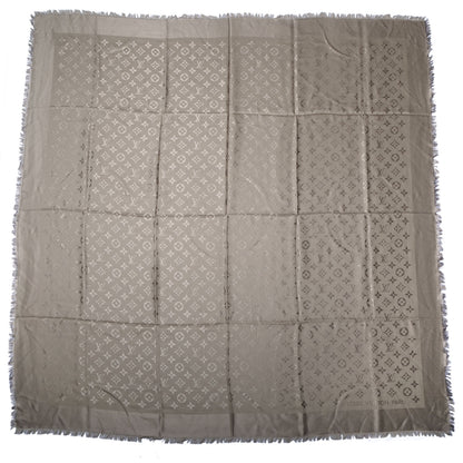 Louis Vuitton Silk Wool Monogram Shawl Verone 3 of 5