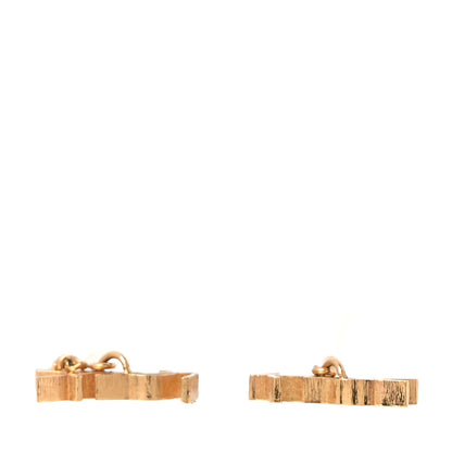 Saint Laurent Metal Opyum Threader Earrings Gold 3 of 4