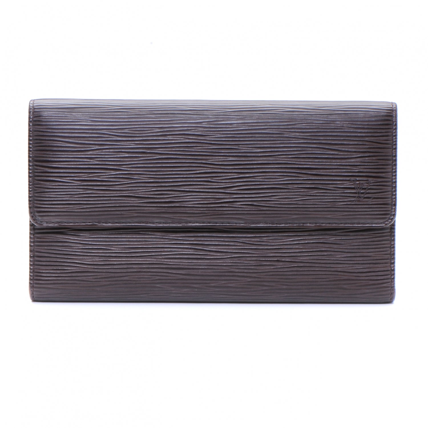 Louis Vuitton Epi Porte Tresor International Wallet Moka 1 of 8