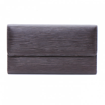 Louis Vuitton Epi Porte Tresor International Wallet Moka 1 of 8