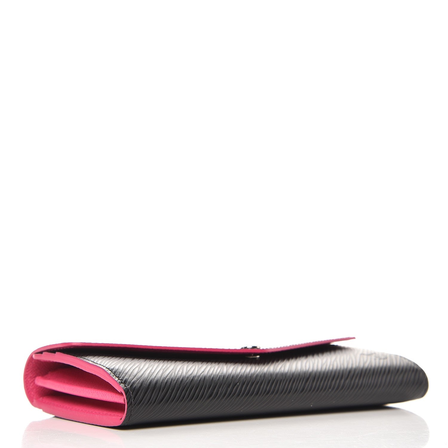 Louis Vuitton Epi Sarah Wallet NM Black Hot Pink 4 of 6