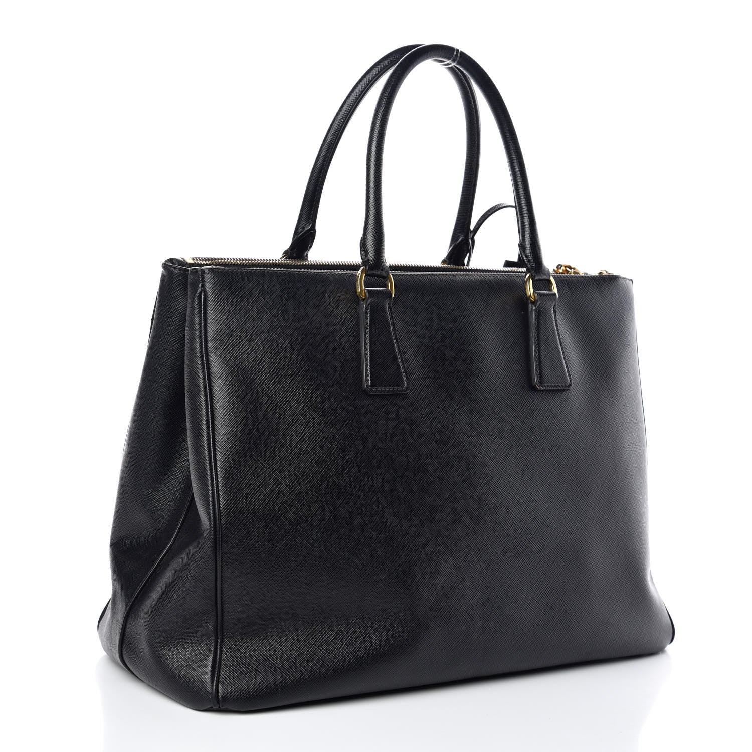 Prada Saffiano Medium Galleria Double Zip Tote Black 3 of 16