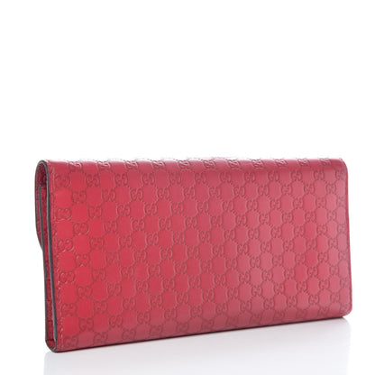 Gucci Microguccissima Interlocking G Continental Wallet Red 3 of 10