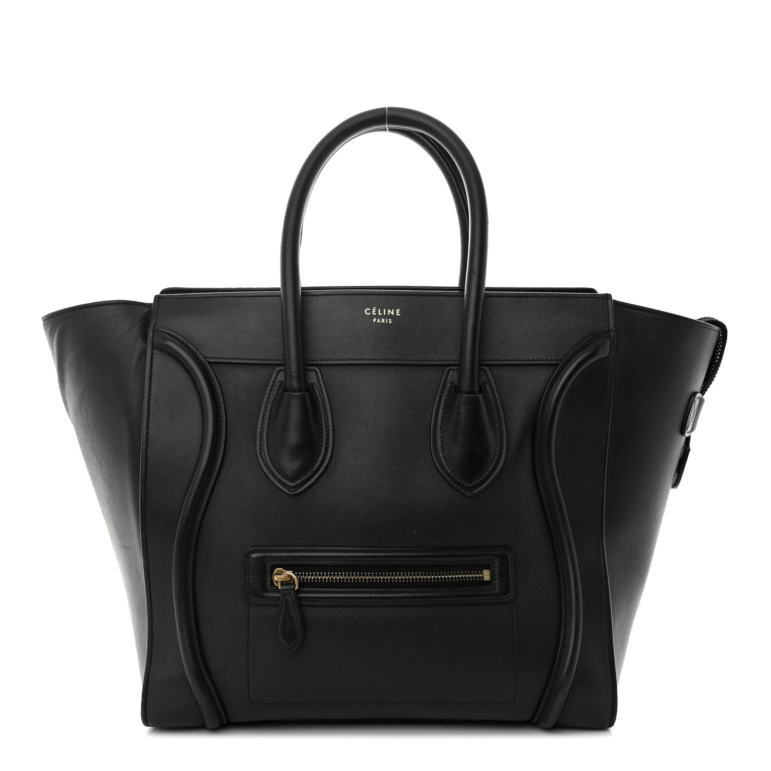 Celine Smooth Calfskin Medium Luggage Black 1 of 17