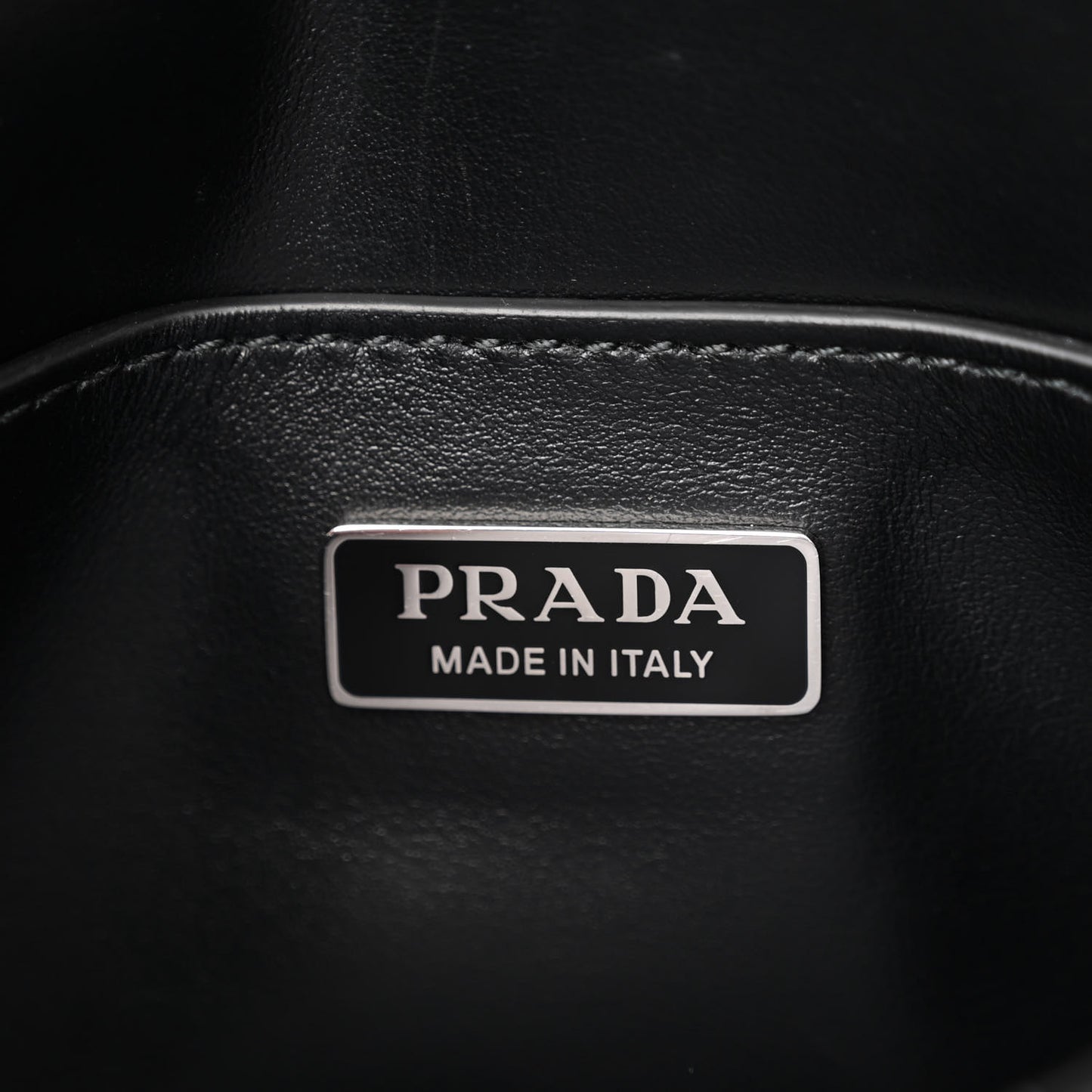 Spazzolato Mini Flap Bag With Strap Black