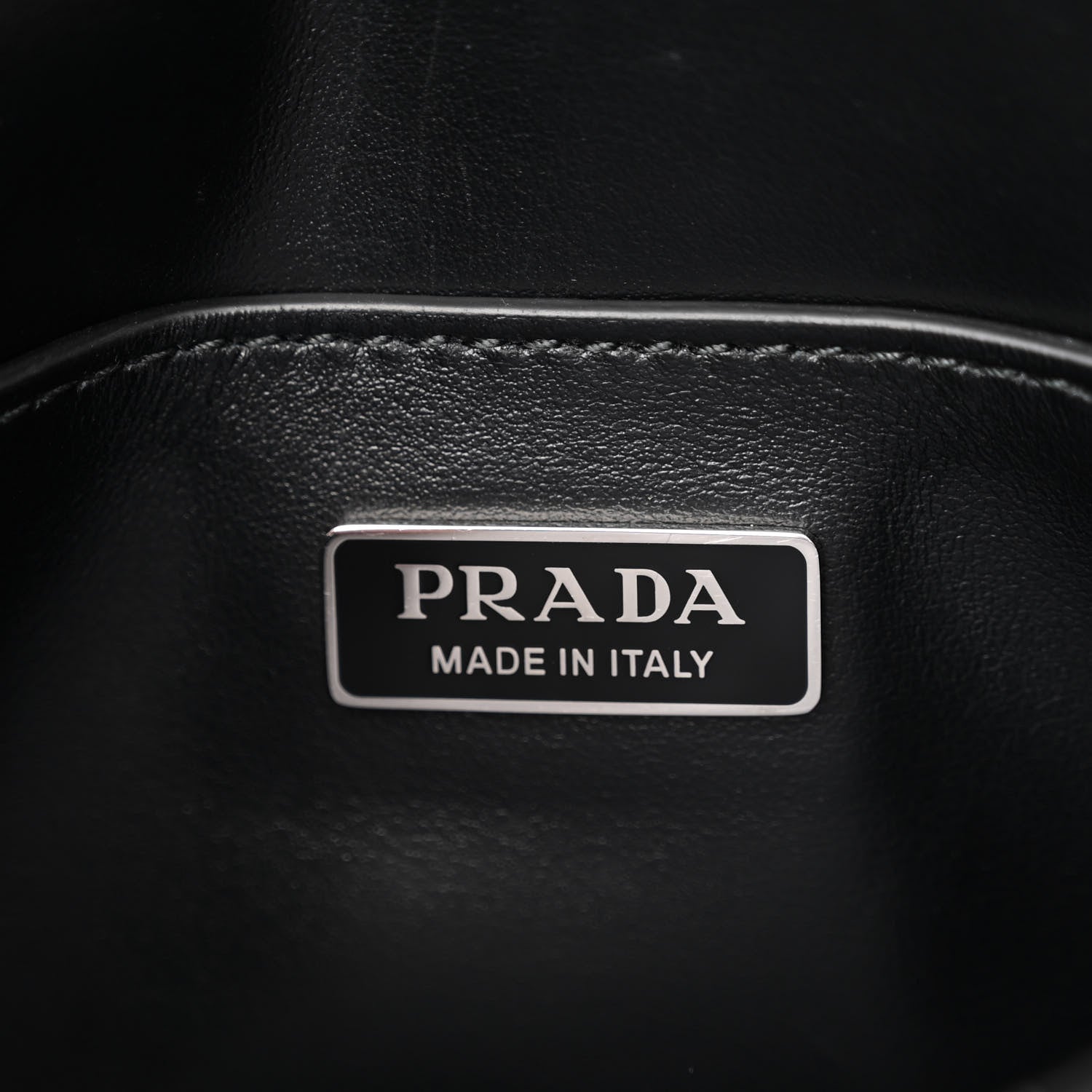 Prada Spazzolato Mini Flap Bag With Strap Black 6 of 11