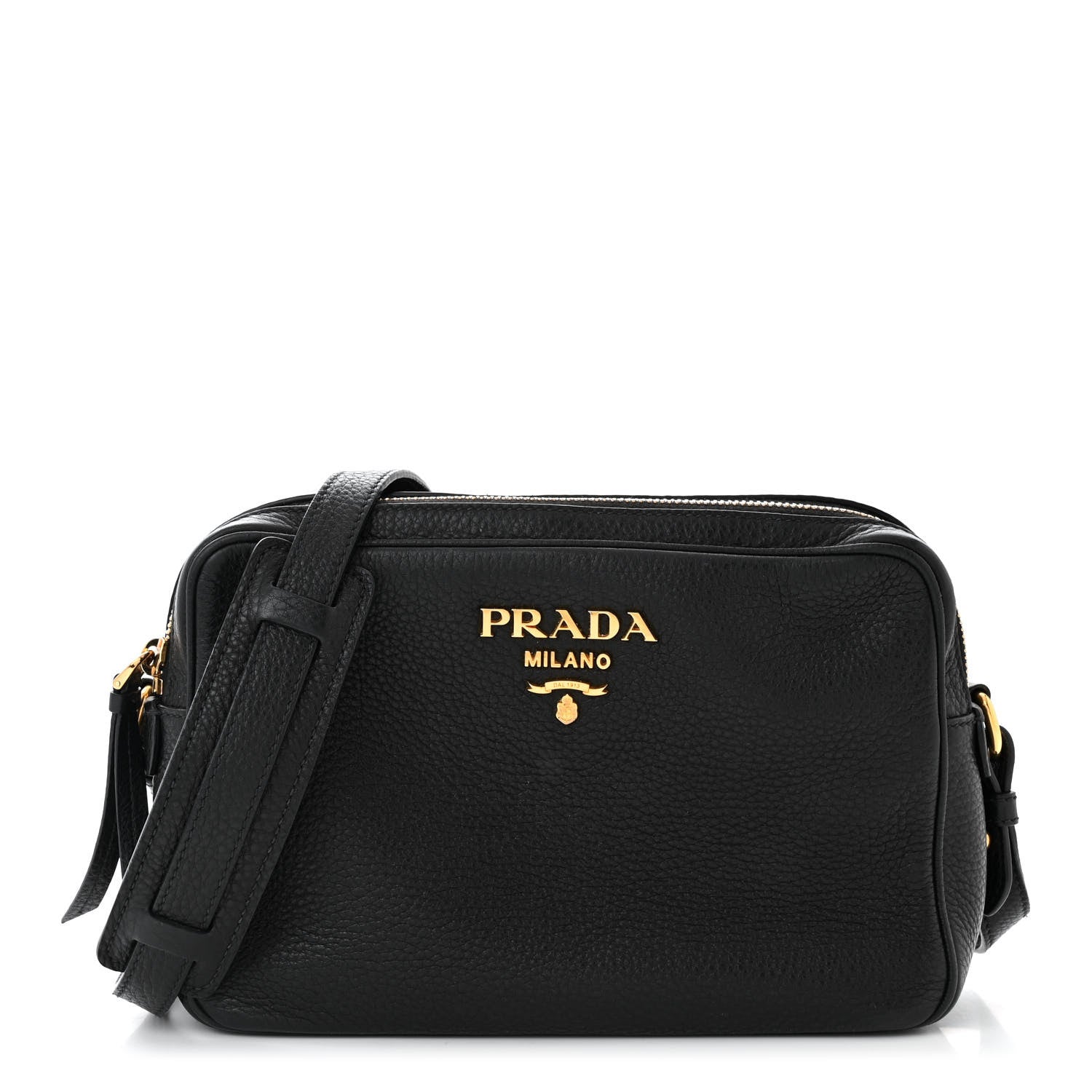 Prada Vitello Phenix Camera Bag Black 1 of 12
