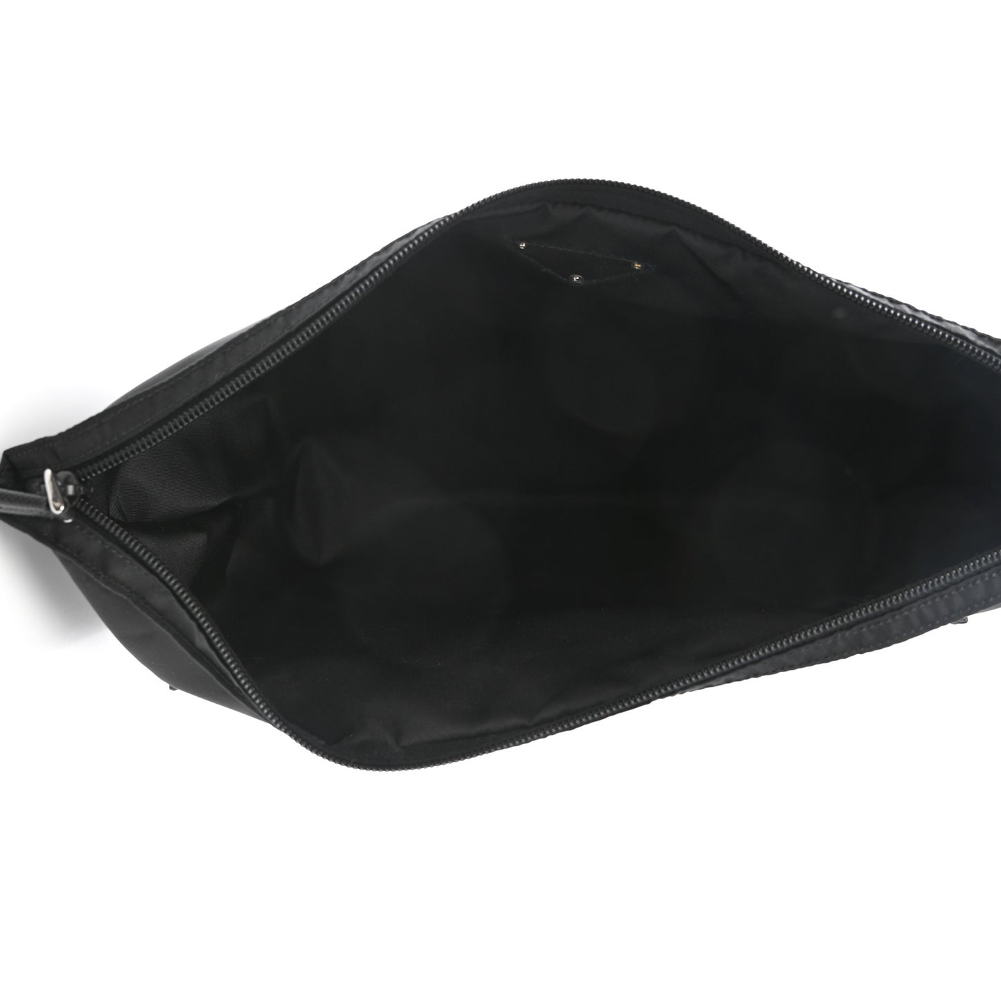 Nylon Cosmetic Pouch Black