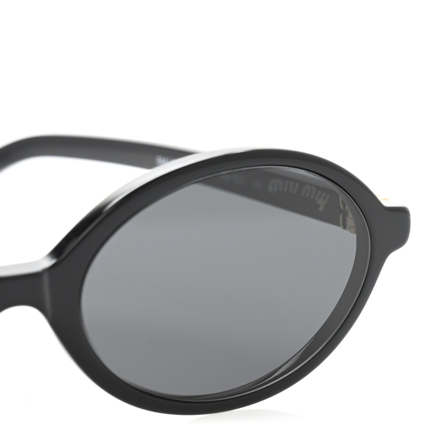 Acetate Oval Regard Sunglasses SMU04Z Slate Gray