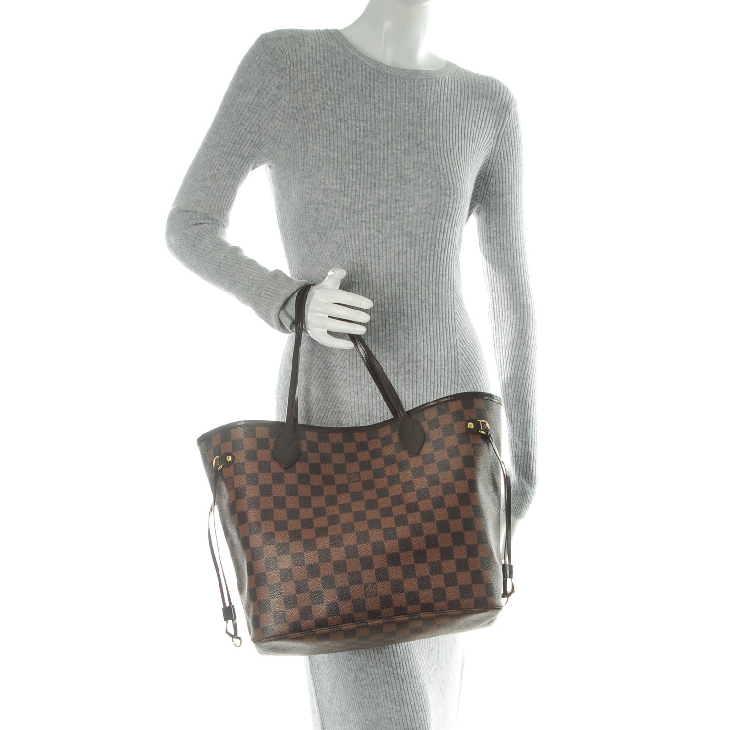 Louis Vuitton Damier Ebene Neverfull MM 2 of 8