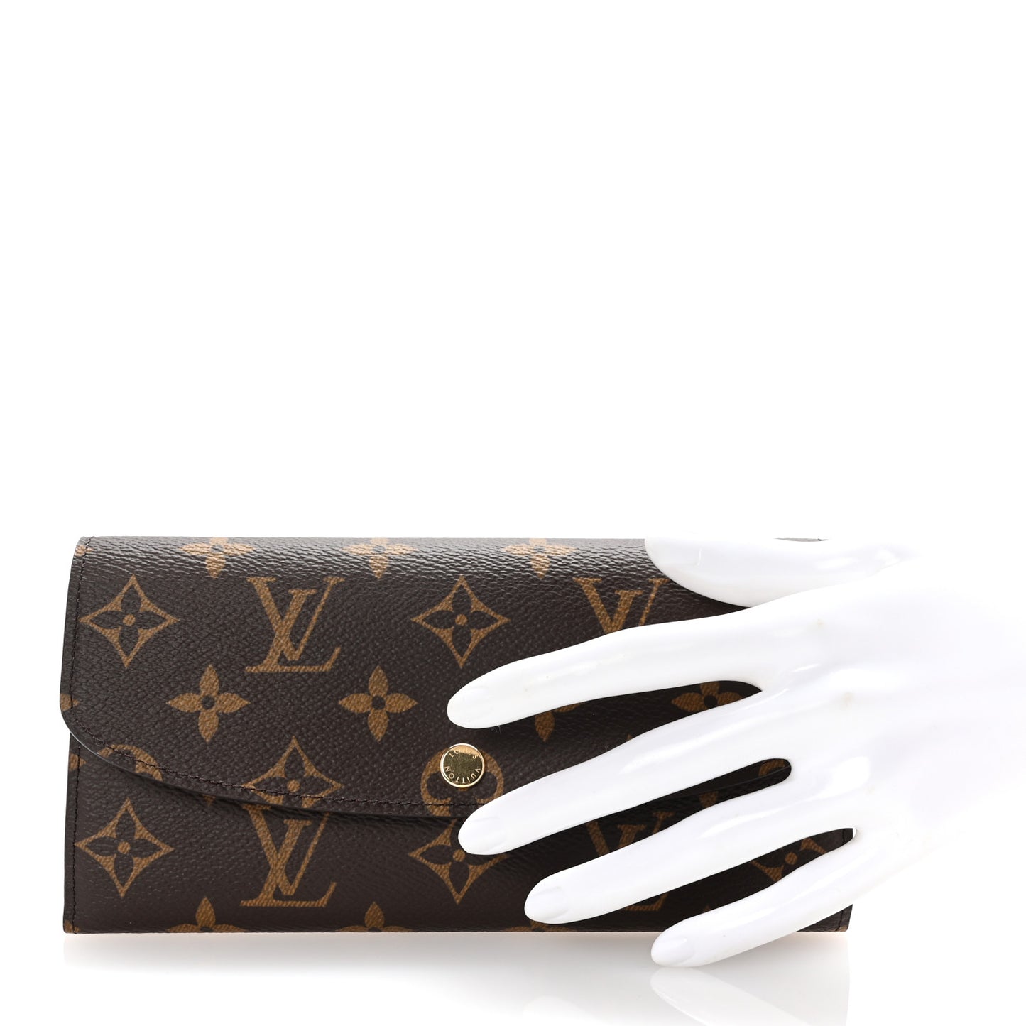 Monogram Emilie Wallet Rose Ballerine