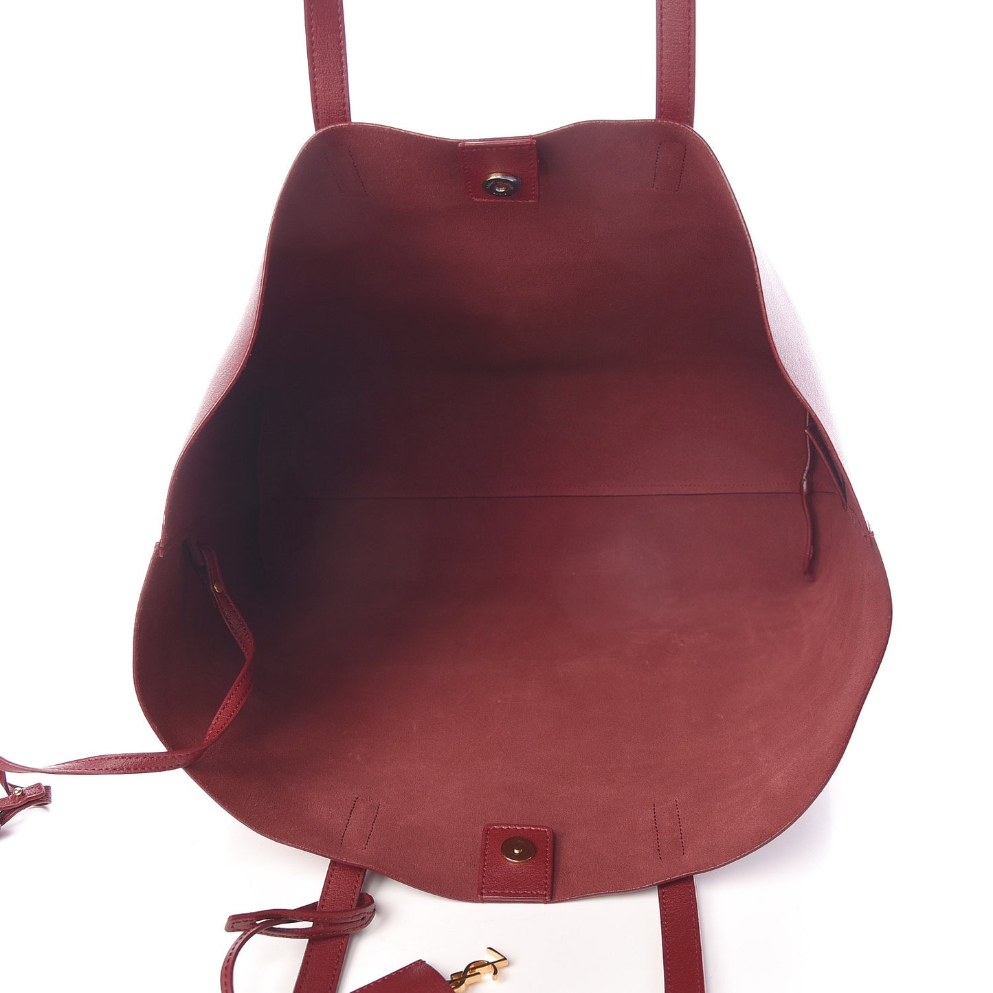 Calfskin Large Shopping Tote Rouge Legion