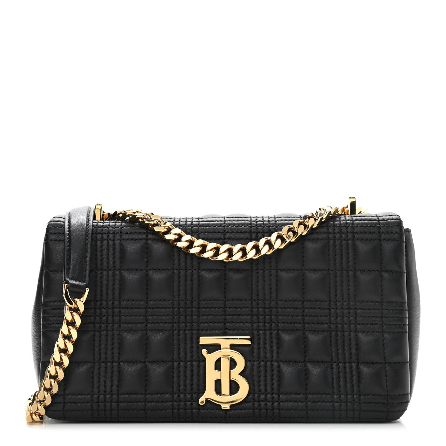 Lambskin Quilted Small Lola Bag Black