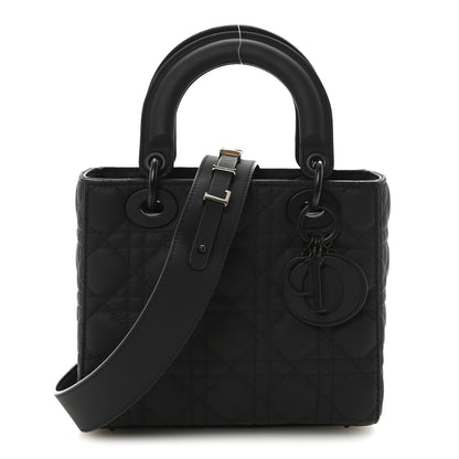 Christian Dior Ultra Matte Calfskin Cannage Small My ABCDior Lady Dior Black 1 of 9