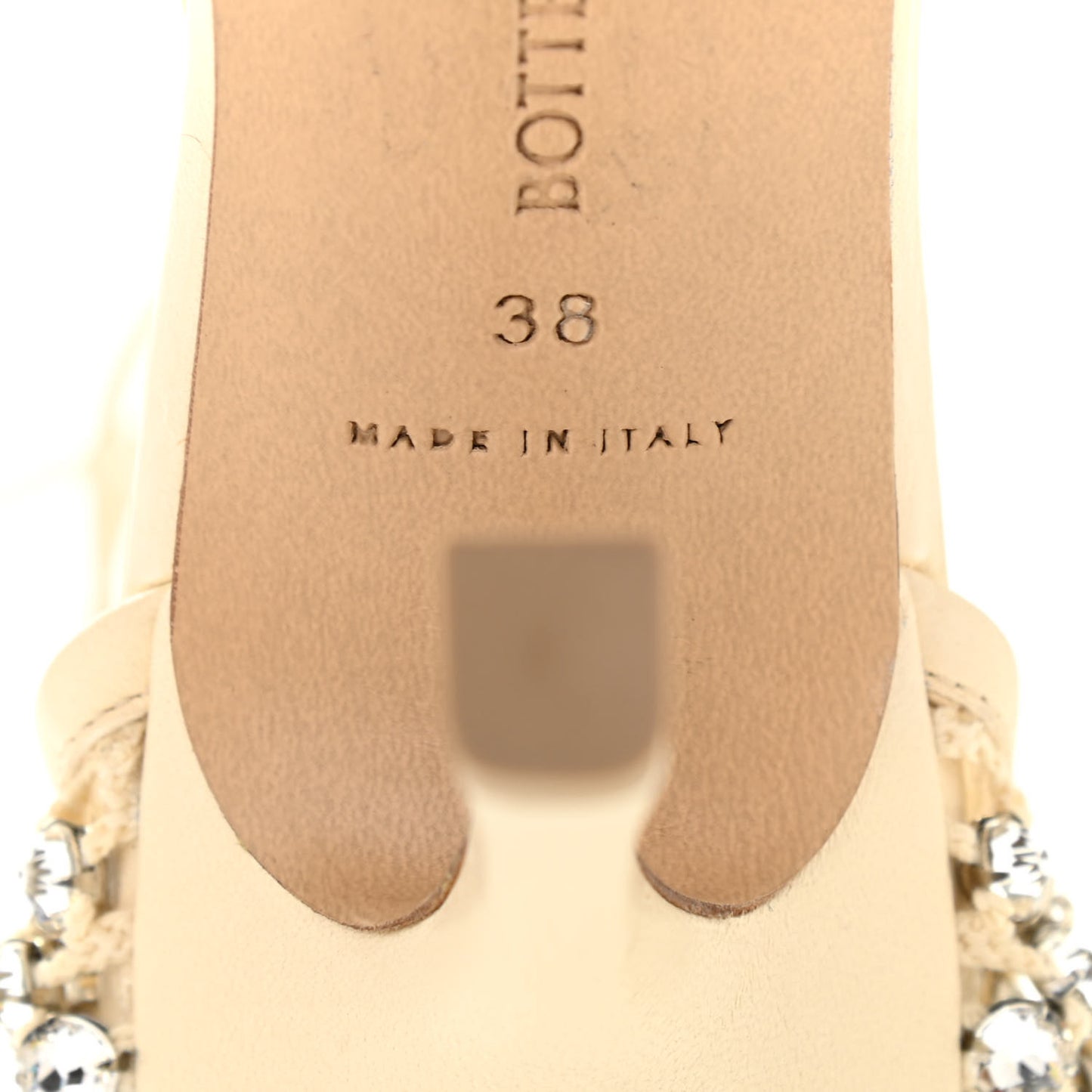 Mesh Nappa Crystal Embellished Sparkle Stretch Ankle Tie Sandals 38 Toile