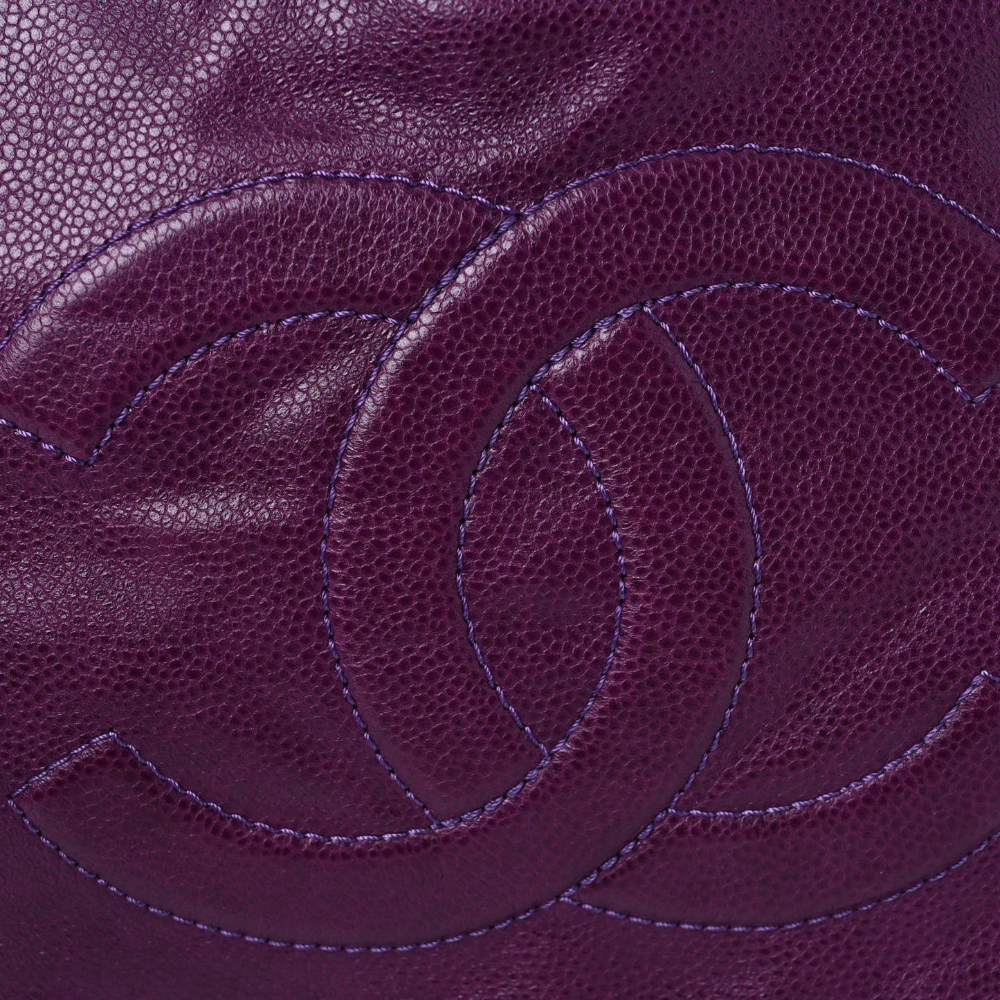 Caviar 31 Drawstring Tote Purple