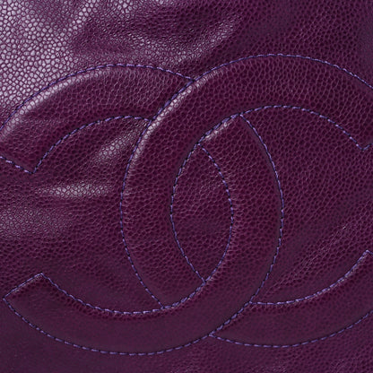 Chanel Caviar 31 Drawstring Tote Purple 10 of 10