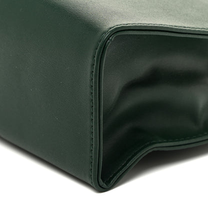 Telfar Vegan Leather Small Shopping Bag Dark Olive 9 of 9