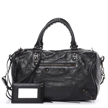 Balenciaga Agneau Classic Hardware Boston Black 1 of 18